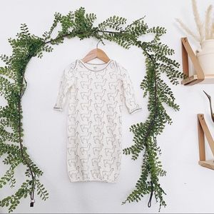 Touched By Nature Baby Unisex Llama Sleeper Outfit